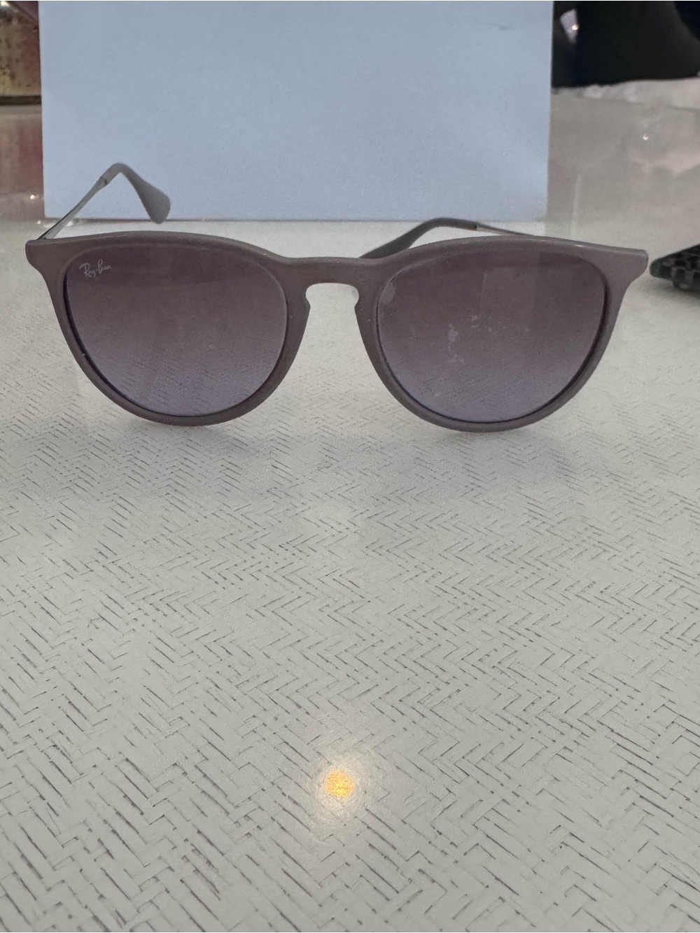 Ray-Ban Erika Taupe Frame with Gray Lenses Sunglasses